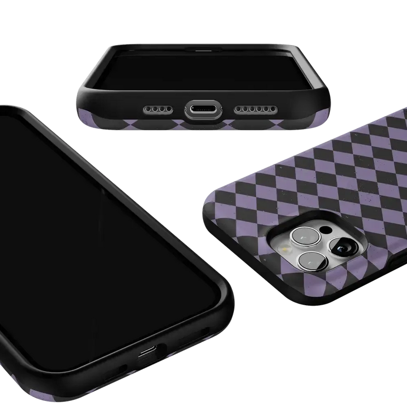 Midnight Hex | Purple Checkered Case
