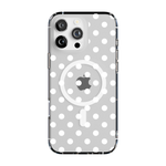 Spotted in SoHo | White Polka Dot Case - iPhone 16 Pro
