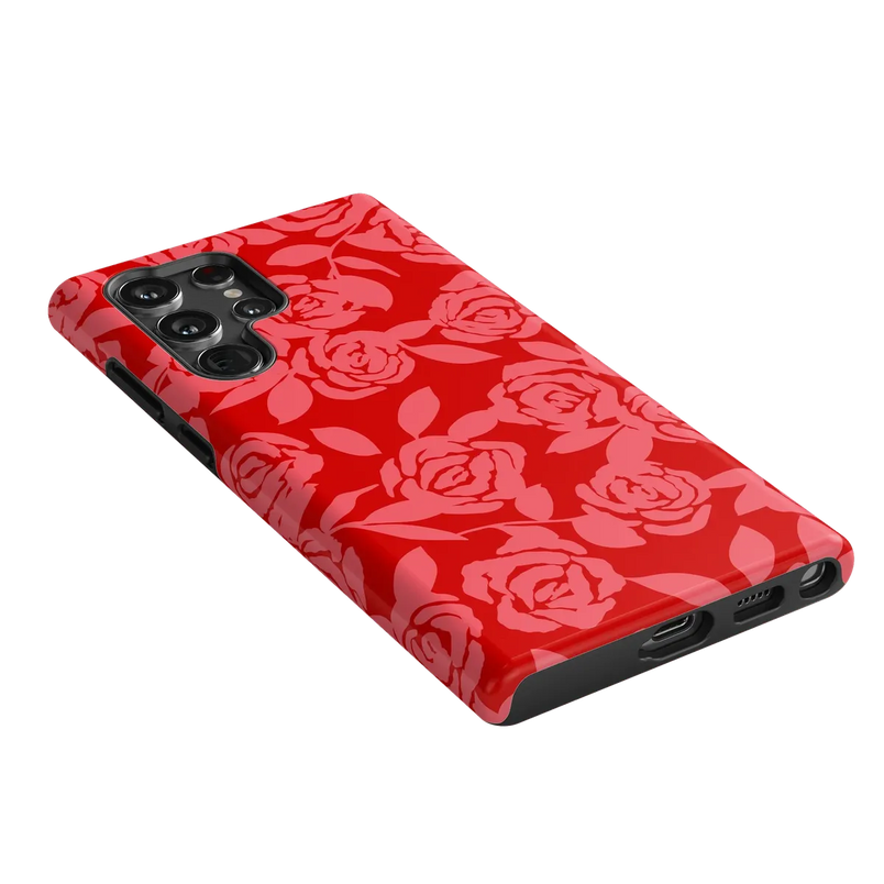 Final Rose | Red & Pink Floral Case