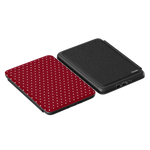 On the Dot | Maroon Polka Dot Kindle Case