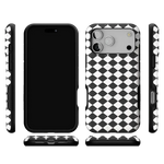 Salem's Hex | Black & White Checkered Case