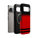 Storm Warning | Black & Red Stripes Case