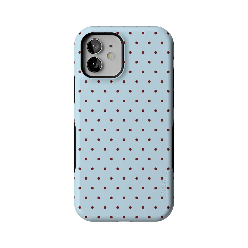 On the Dot | Blue Polka Dot Case