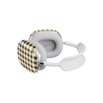 Cedar Lane | Black & Cream Gingham AirPods Max Case
