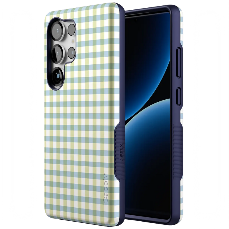 Pastel Picnic | Blue & Green Gingham Case