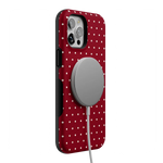 On the Dot | Maroon Polka Dot Case
