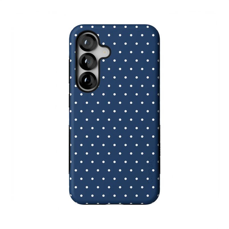 On the Dot | Navy Polka Dot Case