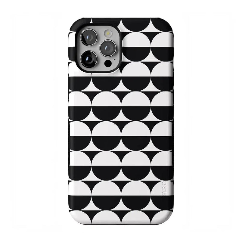Half Moon | High Contrast Design Case Phone Case Casetry Bold Flex + MagSafe® iPhone 12 Pro Max