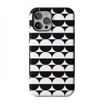 Half Moon | High Contrast Design Case Phone Case Casetry Bold Flex + MagSafe® iPhone 12 Pro Max