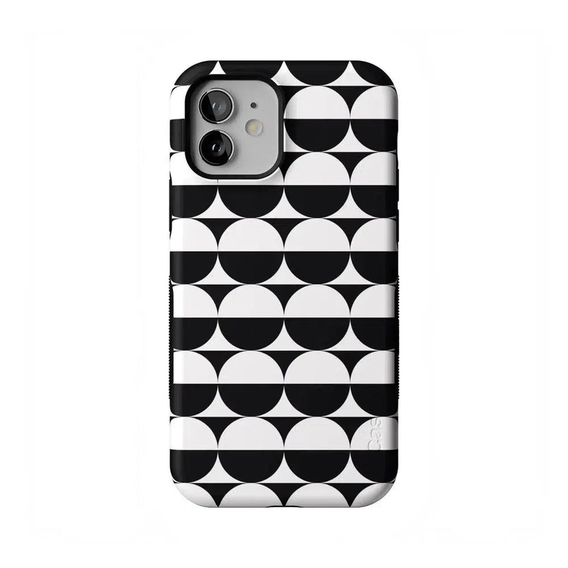 Half Moon | High Contrast Design Case Phone Case Casetry Bold Flex + MagSafe® iPhone 12