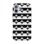 Half Moon | High Contrast Design Case Phone Case Casetry Classic + MagSafe® iPhone 16 