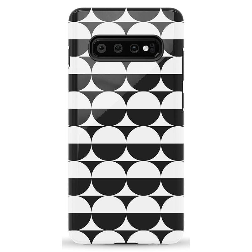 Half Moon | High Contrast Design Case Phone Case Casetry Essential Galaxy S10 Plus