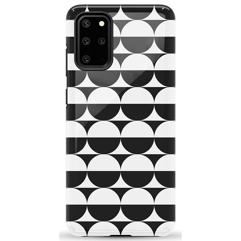 Half Moon | High Contrast Design Case Phone Case Casetry Essential Galaxy S20 Plus