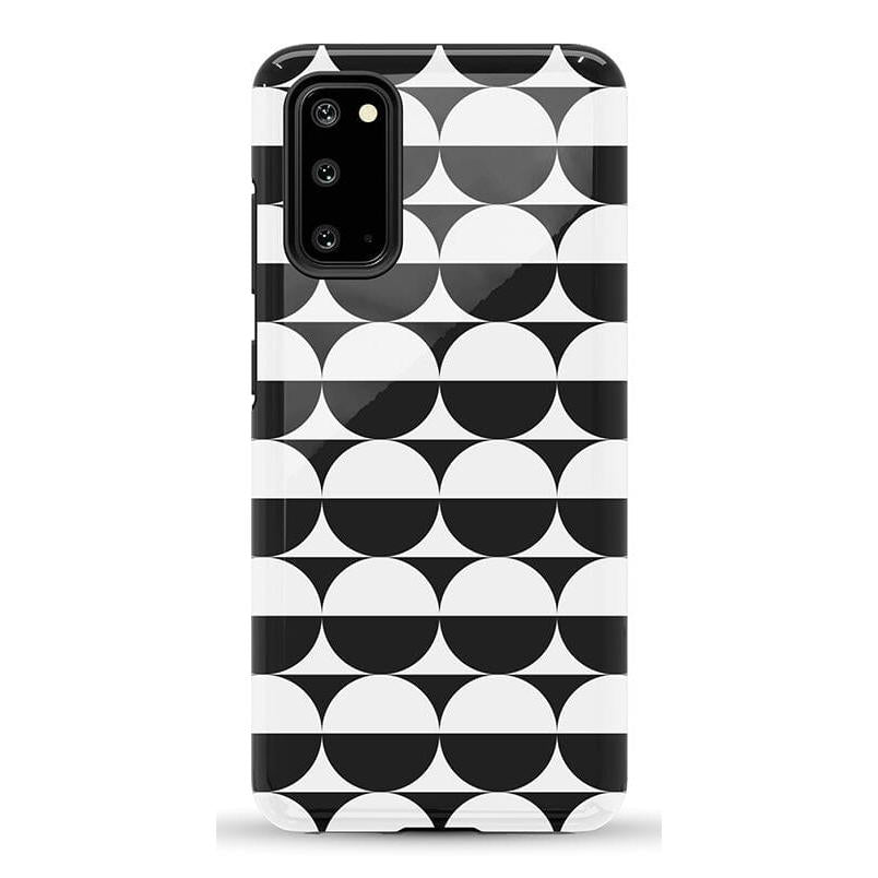 Half Moon | High Contrast Design Case Phone Case Casetry Essential Galaxy S20