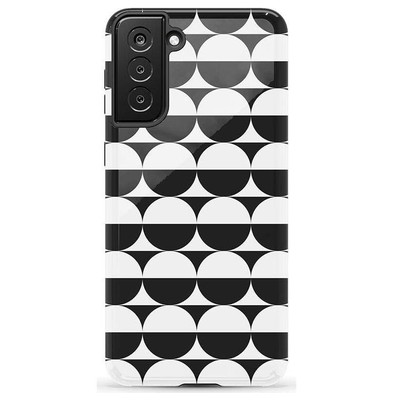 Half Moon | High Contrast Design Case Phone Case Casetry Essential Galaxy S22