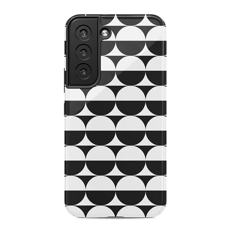 Half Moon | High Contrast Design Case Phone Case Casetry Essential Galaxy S21