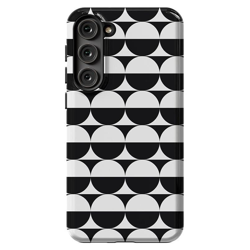 Half Moon | High Contrast Design Case Phone Case Casetry Essential Galaxy S23 Plus