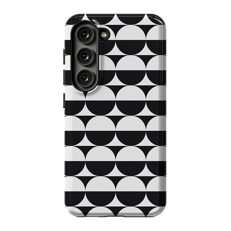 Half Moon | High Contrast Design Case Phone Case Casetry Essential Galaxy S23
