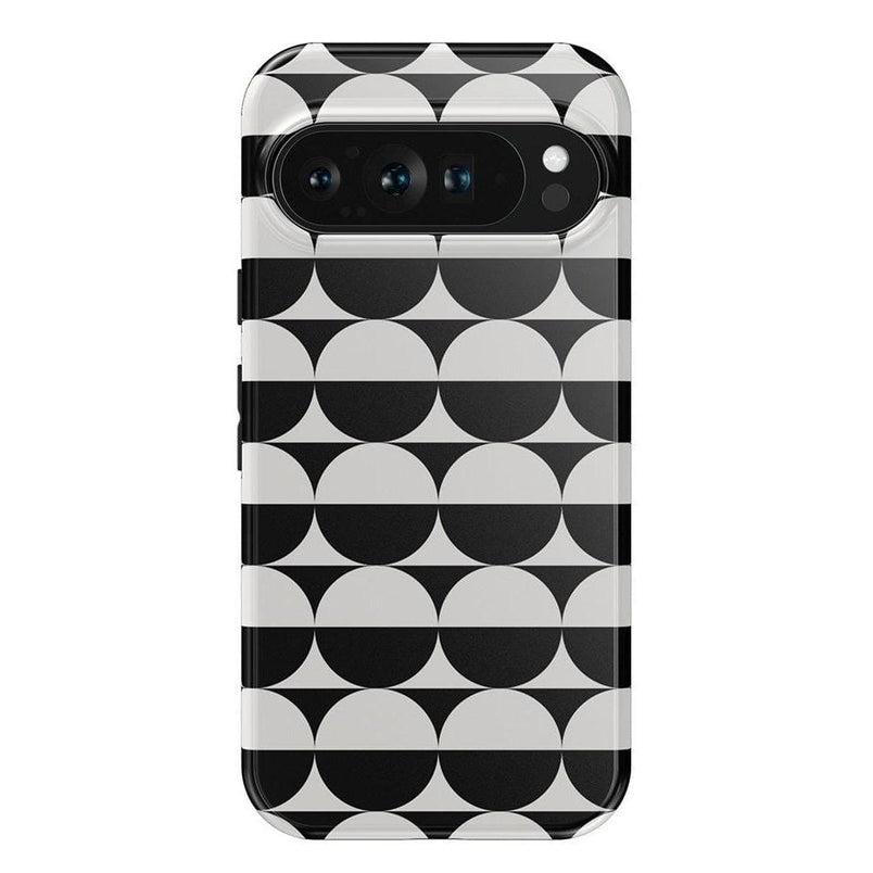 Half Moon | High Contrast Design Case Phone Case Casetry Essential Google Pixel 9 Pro