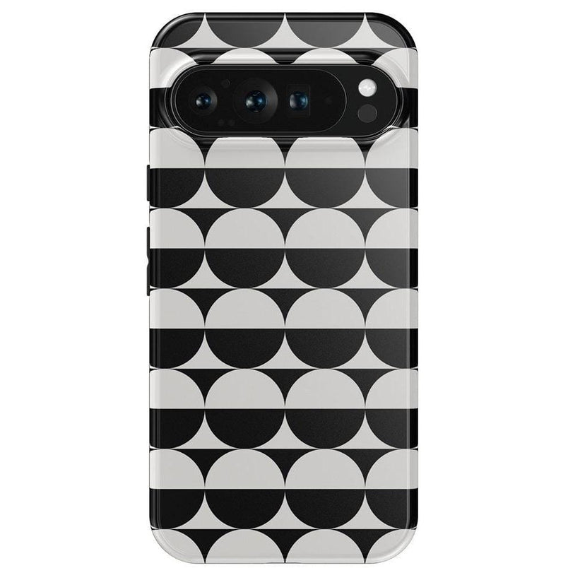 Half Moon | High Contrast Design Case Phone Case Casetry Essential Google Pixel 9 Pro XL