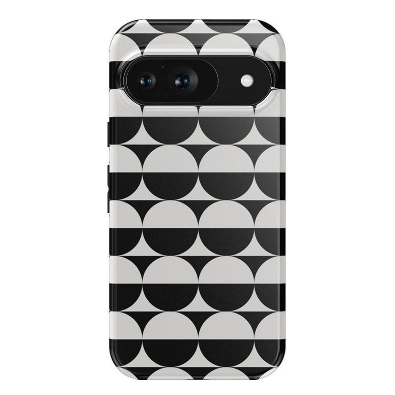 Half Moon | High Contrast Design Case Phone Case Casetry Essential Google Pixel 9