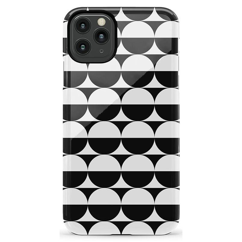 Half Moon | High Contrast Design Case Phone Case Casetry Essential iPhone 11 Pro Max