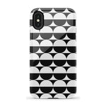 Half Moon | High Contrast Design Case Phone Case Casetry Essential iPhone 11