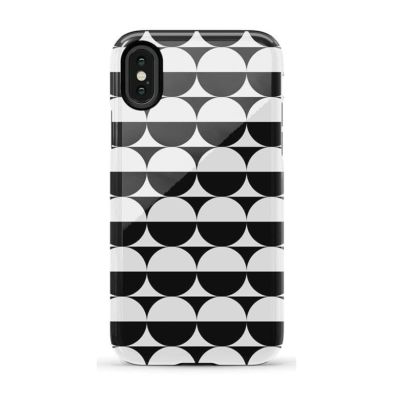 Half Moon | High Contrast Design Case Phone Case Casetry Essential iPhone 11