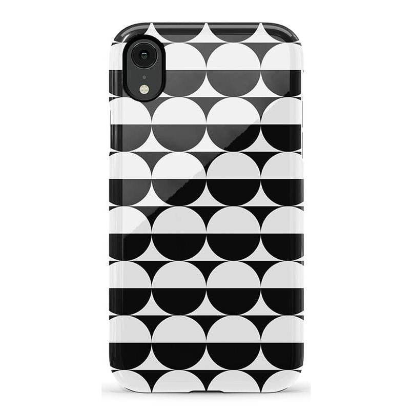 Half Moon | High Contrast Design Case Phone Case Casetry Essential iPhone X / XS 