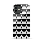 Half Moon | High Contrast Design Case Phone Case Casetry Essential iPhone 12 Mini