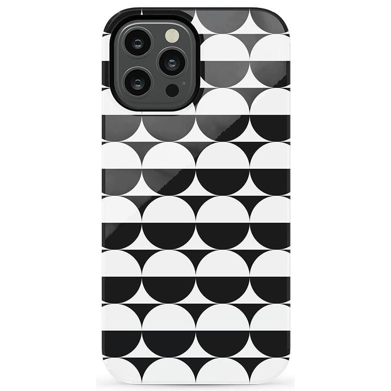 Half Moon | High Contrast Design Case Phone Case Casetry Essential iPhone 12 Pro Max