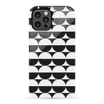 Half Moon | High Contrast Design Case Phone Case Casetry Essential iPhone 12 Pro