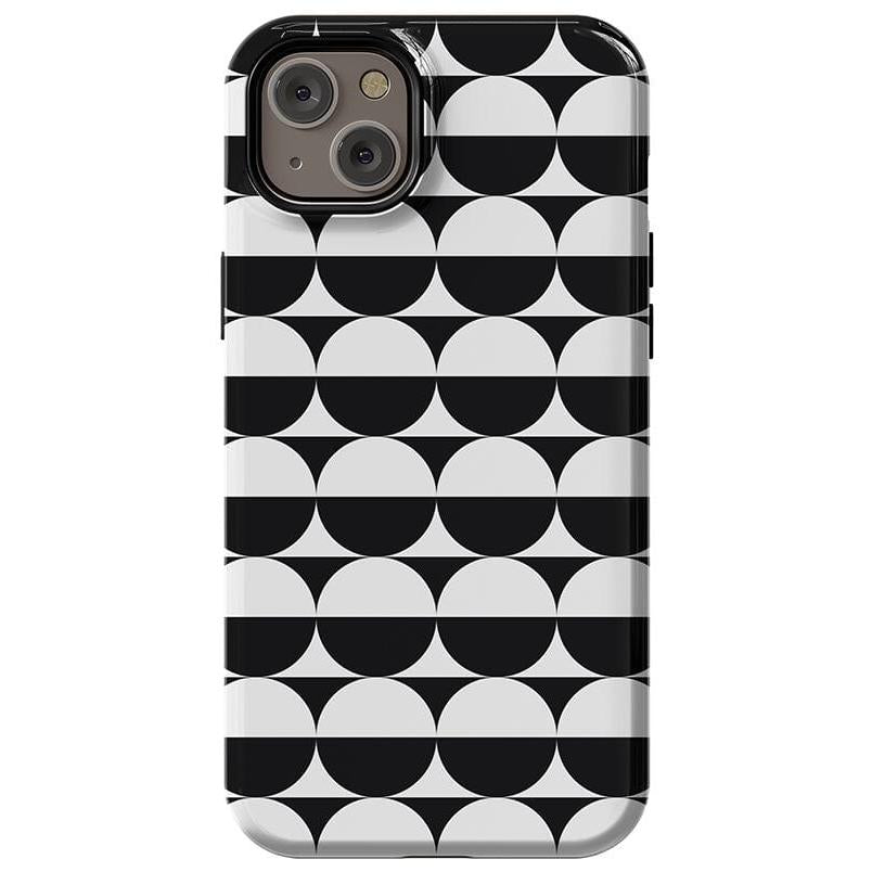 Half Moon | High Contrast Design Case Phone Case Casetry Essential + MagSafe® iPhone 14 Plus