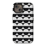 Half Moon | High Contrast Design Case Phone Case Casetry Essential + MagSafe® iPhone 14