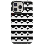 Half Moon | High Contrast Design Case Phone Case Casetry Essential + MagSafe® iPhone 15 Pro Max