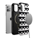 Half Moon | High Contrast Design Case Phone Case Casetry 