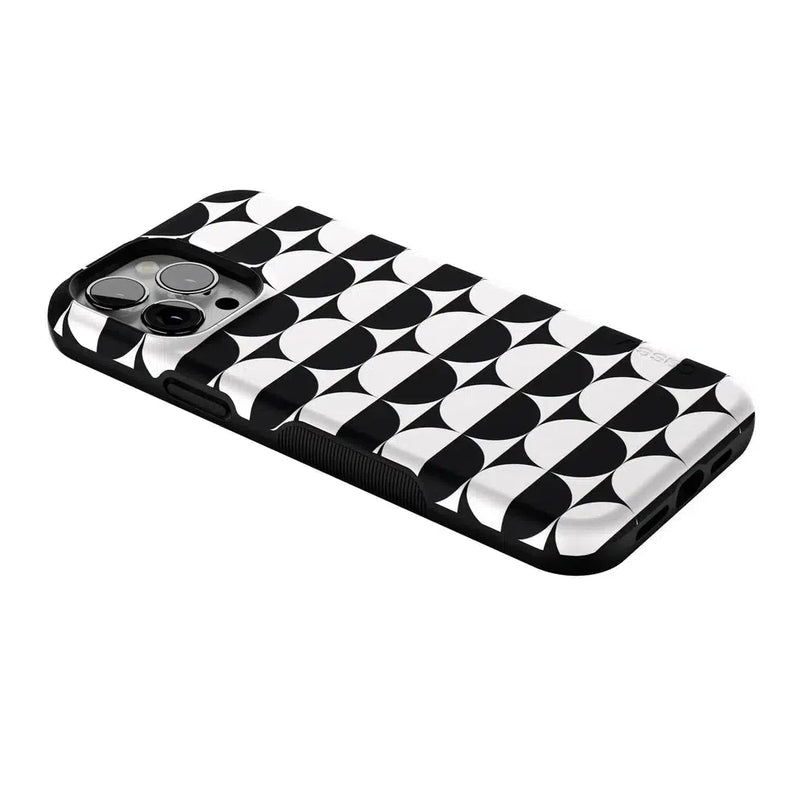 Half Moon | High Contrast Design Case Phone Case Casetry 