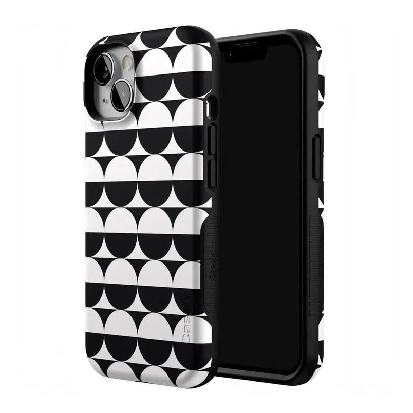 Half Moon | High Contrast Design Case Phone Case Casetry 