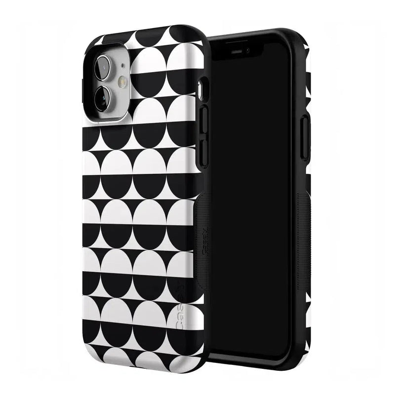 Half Moon | High Contrast Design Case Phone Case Casetry 