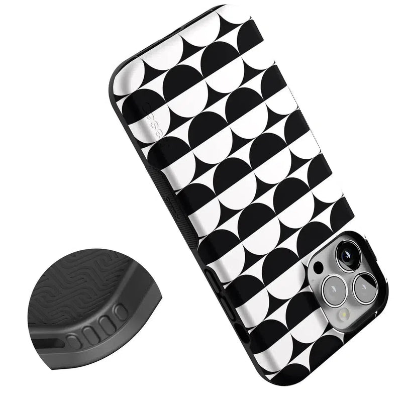 Half Moon | High Contrast Design Case Phone Case Casetry 