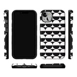 Half Moon | High Contrast Design Case Phone Case Casetry 