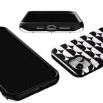 Half Moon | High Contrast Design Case Phone Case Casetry 