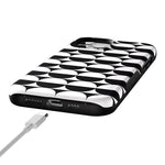 Half Moon | High Contrast Design Case Phone Case Casetry 