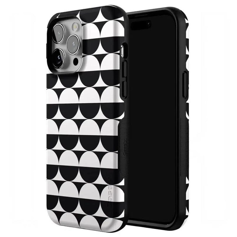 Half Moon | High Contrast Design Case Phone Case Casetry 