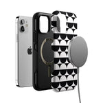 Half Moon | High Contrast Design Case Phone Case Casetry 