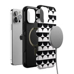 Half Moon | High Contrast Design Case Phone Case Casetry 