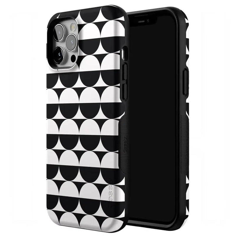 Half Moon | High Contrast Design Case Phone Case Casetry 