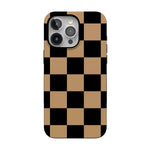 Halloween/Misc Samples 2025 SHOPSTORM_HIDDEN_PRODUCT CASELY iPhone 15 Pro Max 282 - Fit Check | Brown & Black Checkerboard Case 