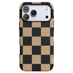 Halloween/Misc Samples 2025 SHOPSTORM_HIDDEN_PRODUCT CASELY iPhone 17 Pro Max 282 - Fit Check | Brown & Black Checkerboard Case 