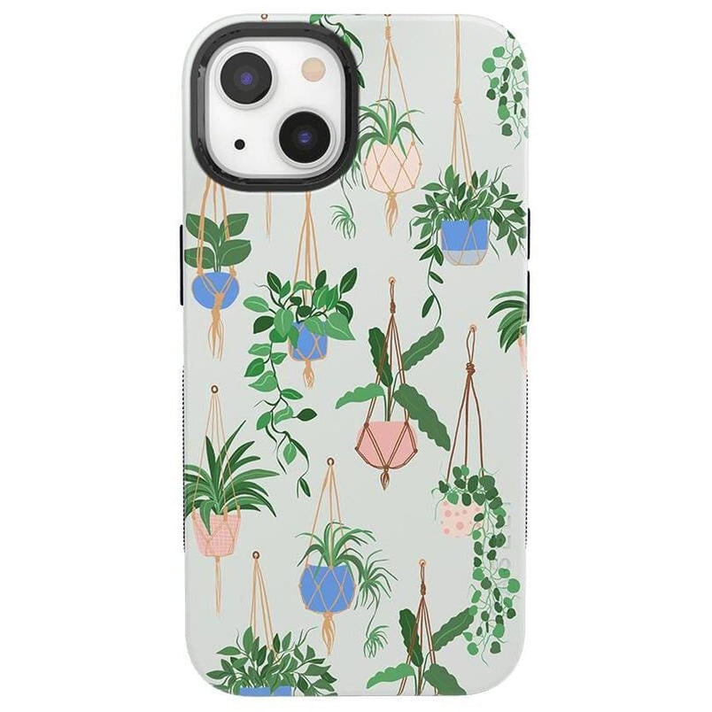Hanging Around | Potted Plants Floral Case iPhone Case get.casely Bold Flex + MagSafe® iPhone 13 Mini 